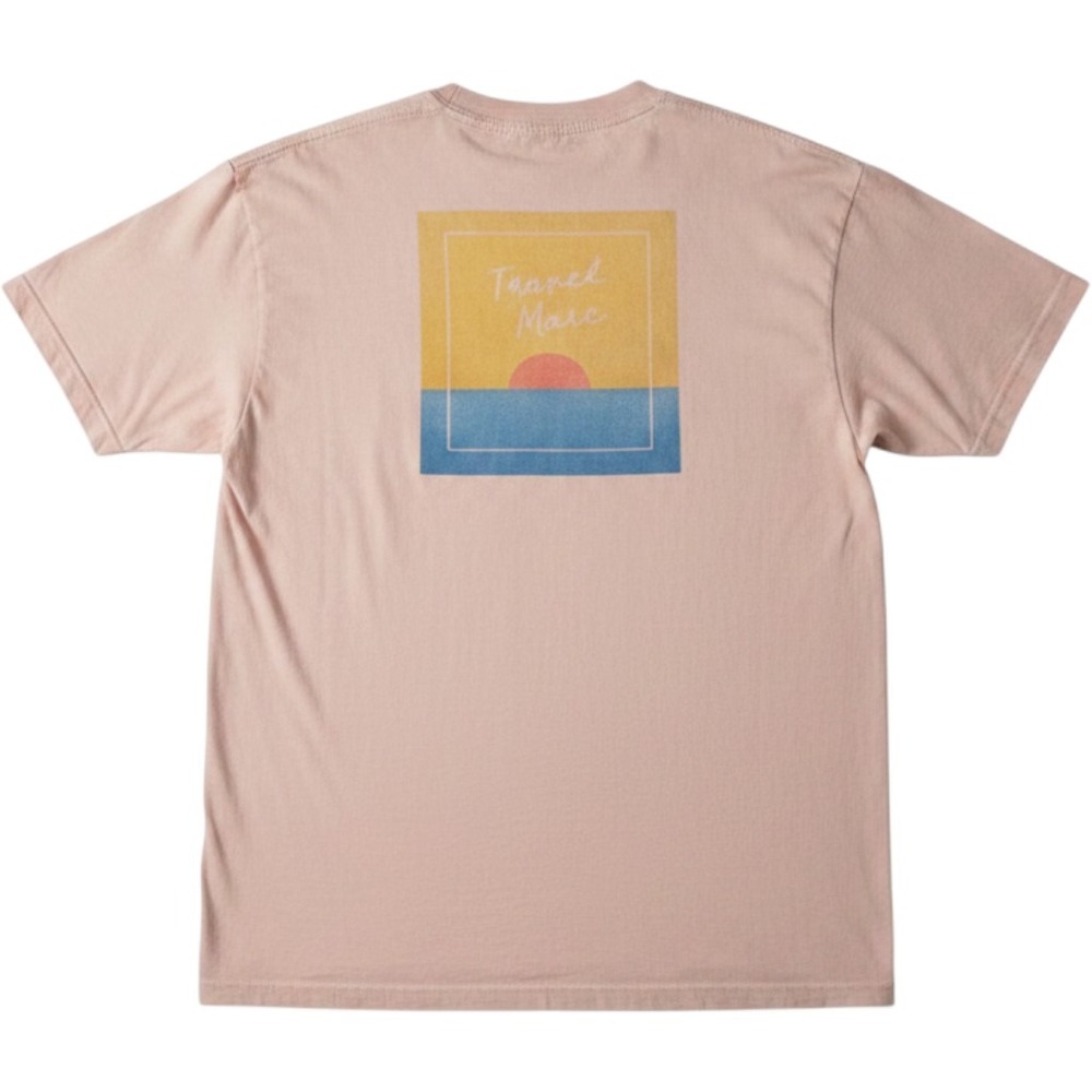 Serengetee‎ Tultex Womens XL Peach Pink Short Sleeve Cotton Graphic T-Shirt Logo
